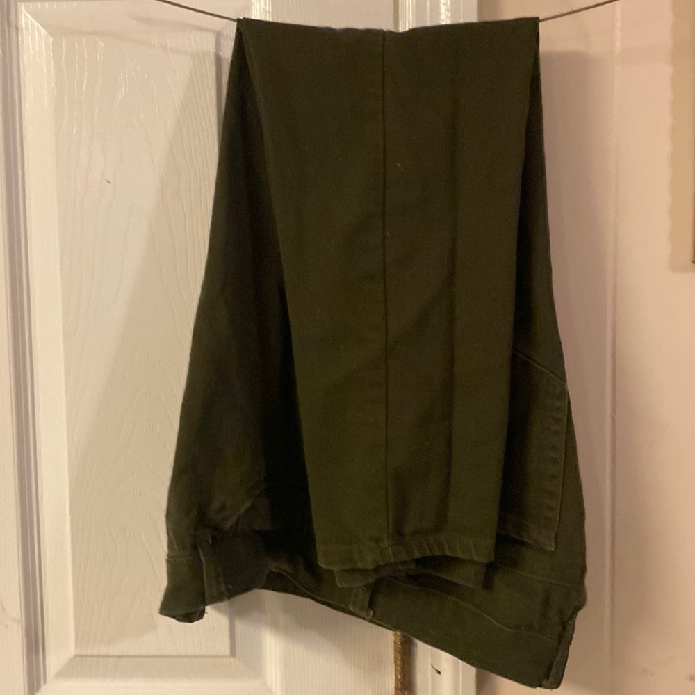 Women green stretch jeans Size 14 Good Condition